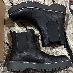 Sincerely Jules Black Combat Boots
